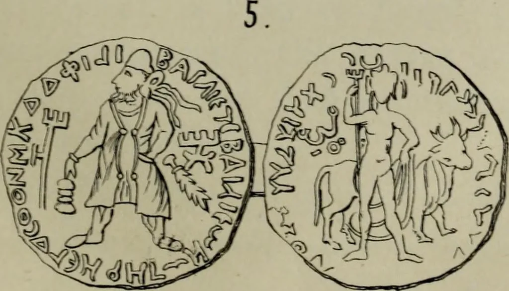 An illustration from The lost tribes and the Saxons of the East and of the west, with new views of Buddhism, and translations of rock-records in India, 1861, leaf 170