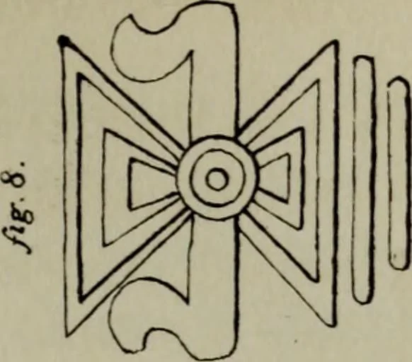 An illustration from The lost tribes and the Saxons of the East and of the west, with new views of Buddhism, and translations of rock-records in India, 1861, leaf 214