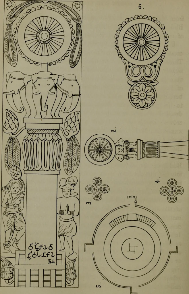 An illustration from The lost tribes and the Saxons of the East and of the west, with new views of Buddhism, and translations of rock-records in India, 1861, leaf 235