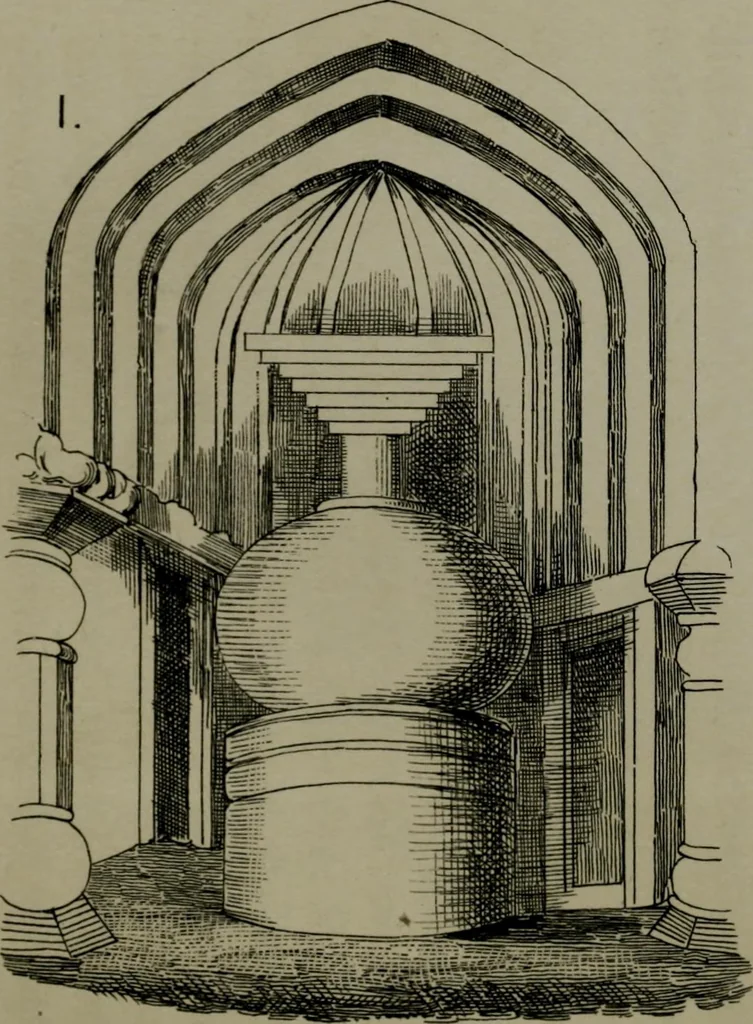 An illustration from The lost tribes and the Saxons of the East and of the west, with new views of Buddhism, and translations of rock-records in India, 1861, leaf 269