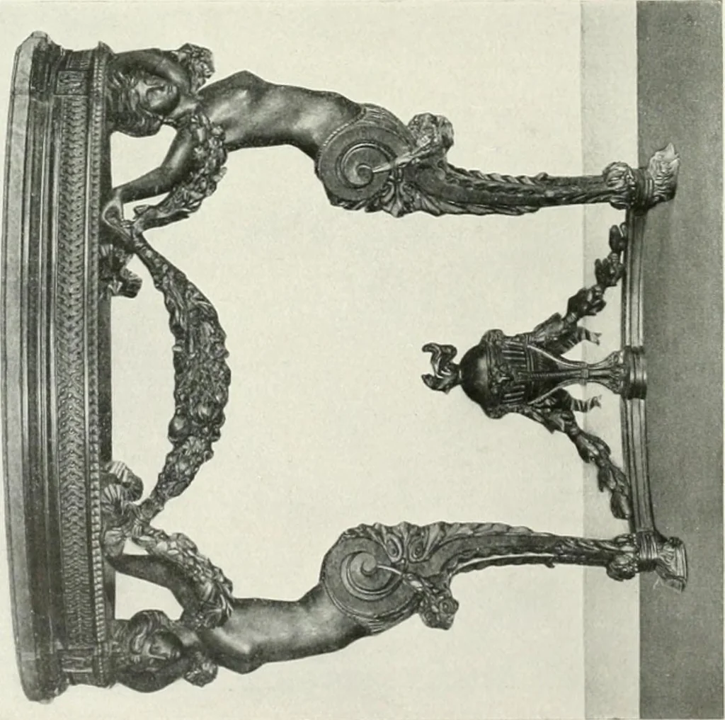 An illustration from Louis XVI furniture, 1913, leaf 103