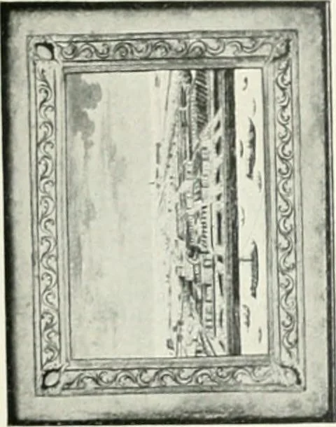 An illustration from Louis XVI furniture, 1913, leaf 116