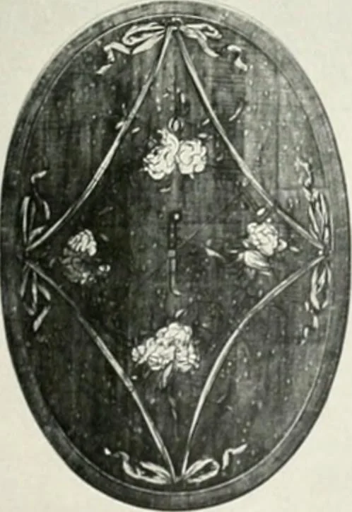An illustration from Louis XVI furniture, 1913, leaf 116