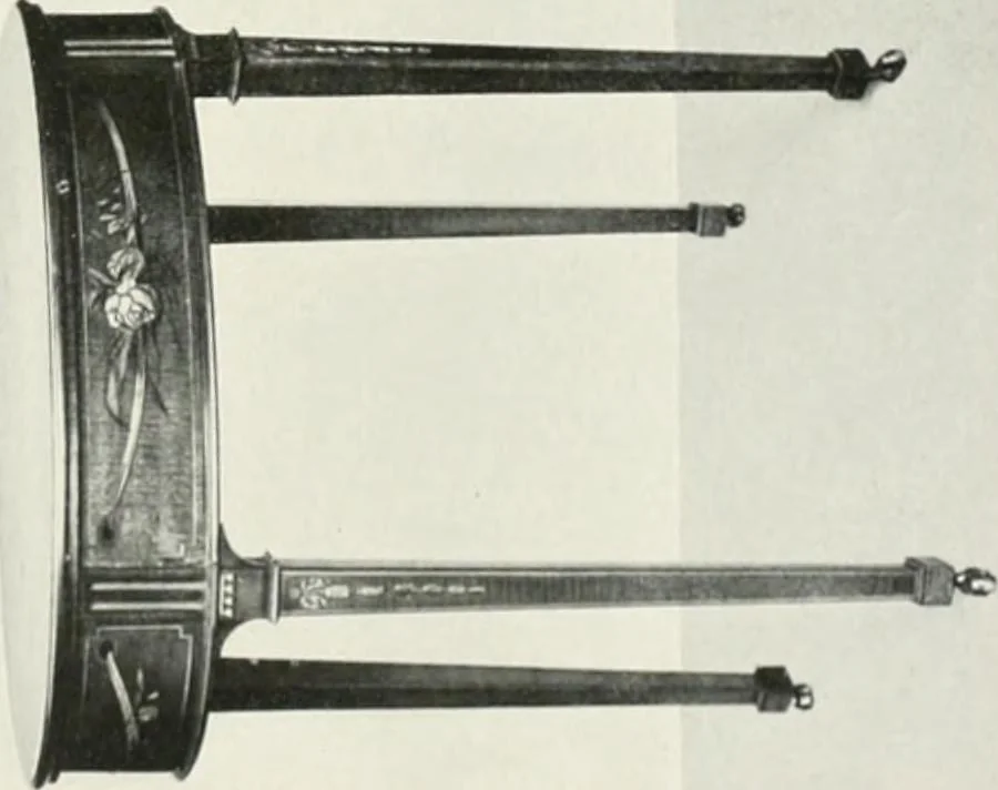 An illustration from Louis XVI furniture, 1913, leaf 116