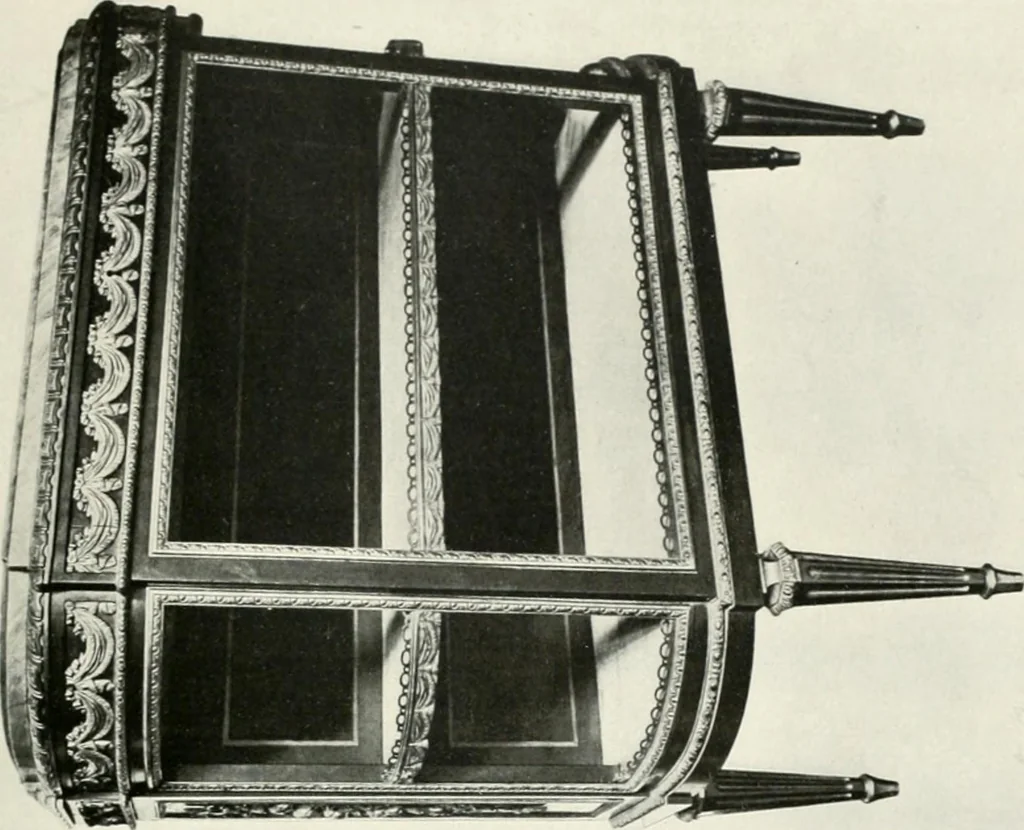 An illustration from Louis XVI furniture, 1913, leaf 120