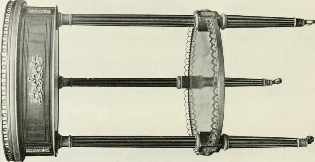 An illustration from Louis XVI furniture, 1913, leaf 123