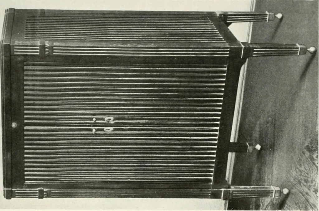 An illustration from Louis XVI furniture, 1913, leaf 124