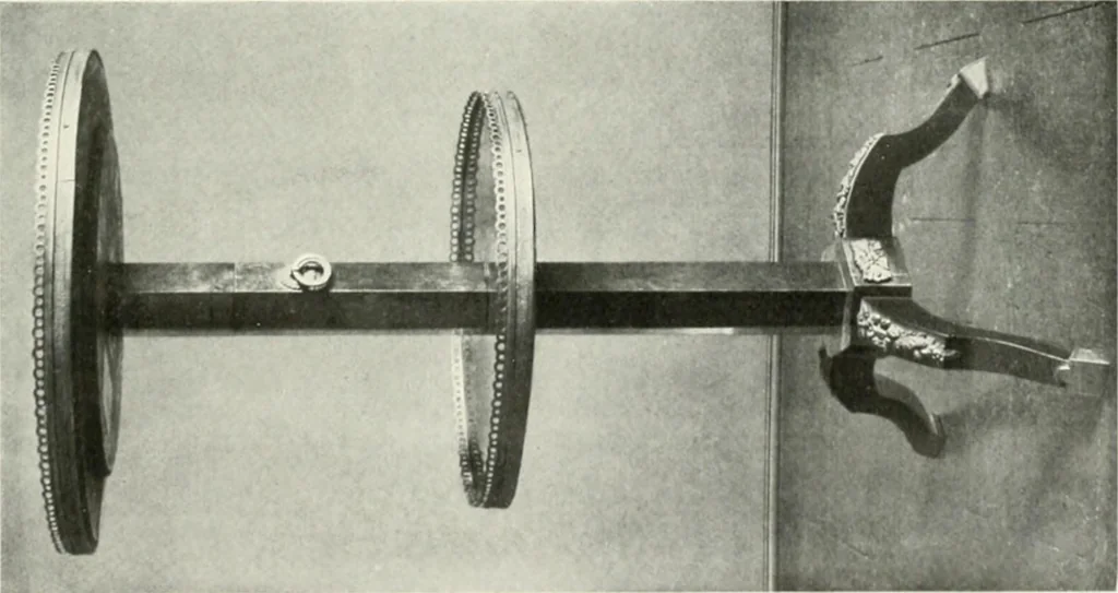 An illustration from Louis XVI furniture, 1913, leaf 124