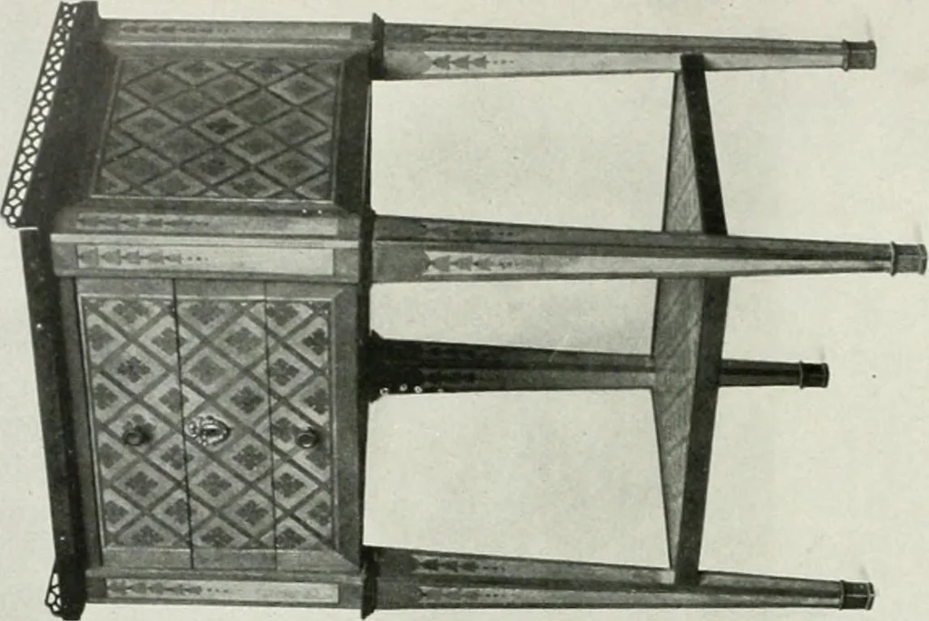 An illustration from Louis XVI furniture, 1913, leaf 125