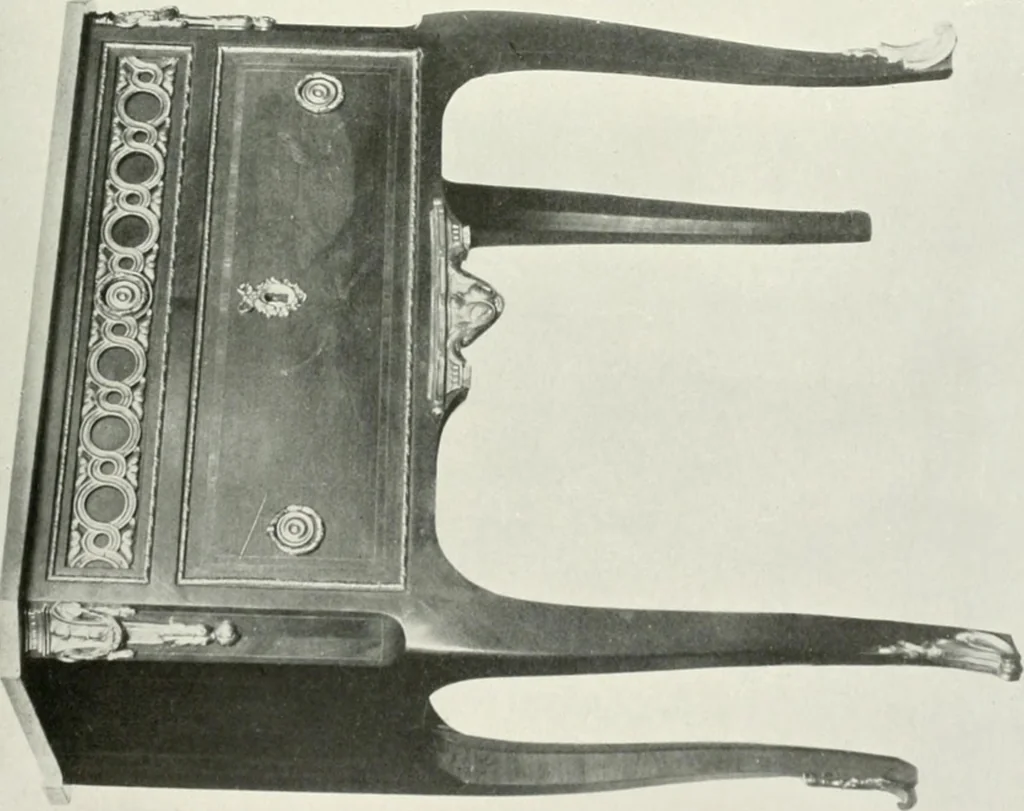An illustration from Louis XVI furniture, 1913, leaf 126