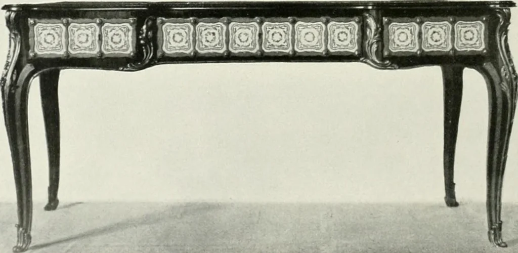 An illustration from Louis XVI furniture, 1913, leaf 133