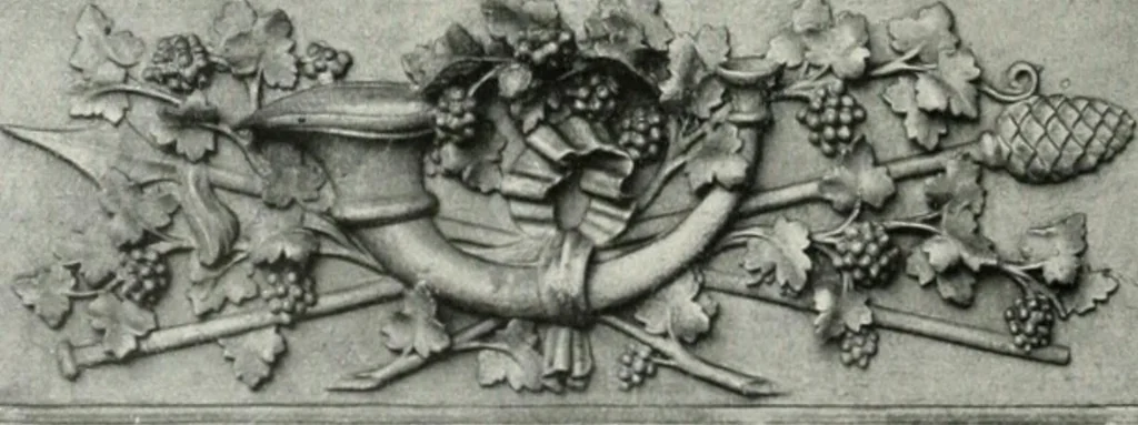 An illustration from Louis XVI furniture, 1913, leaf 141
