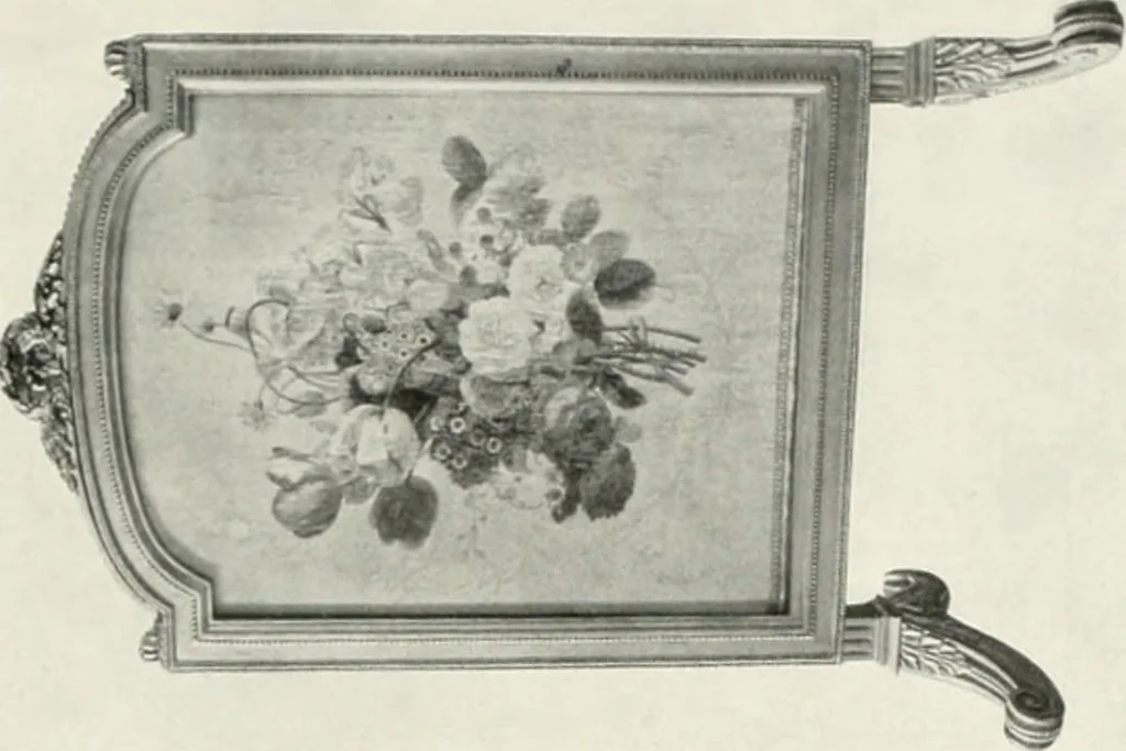 An illustration from Louis XVI furniture, 1913, leaf 220