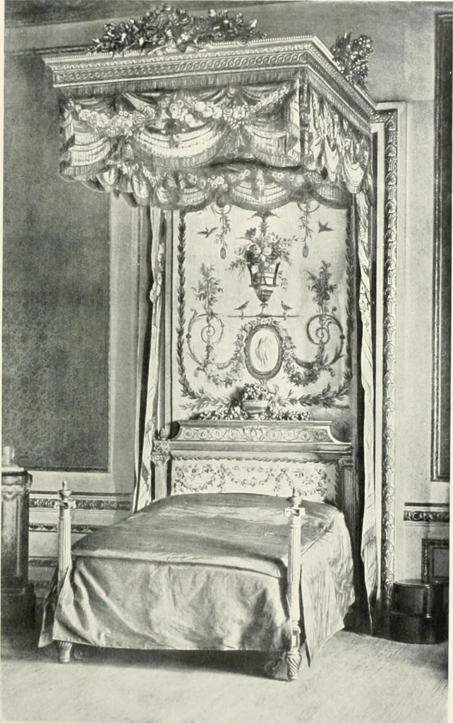 An illustration from Louis XVI furniture, 1913, leaf 222