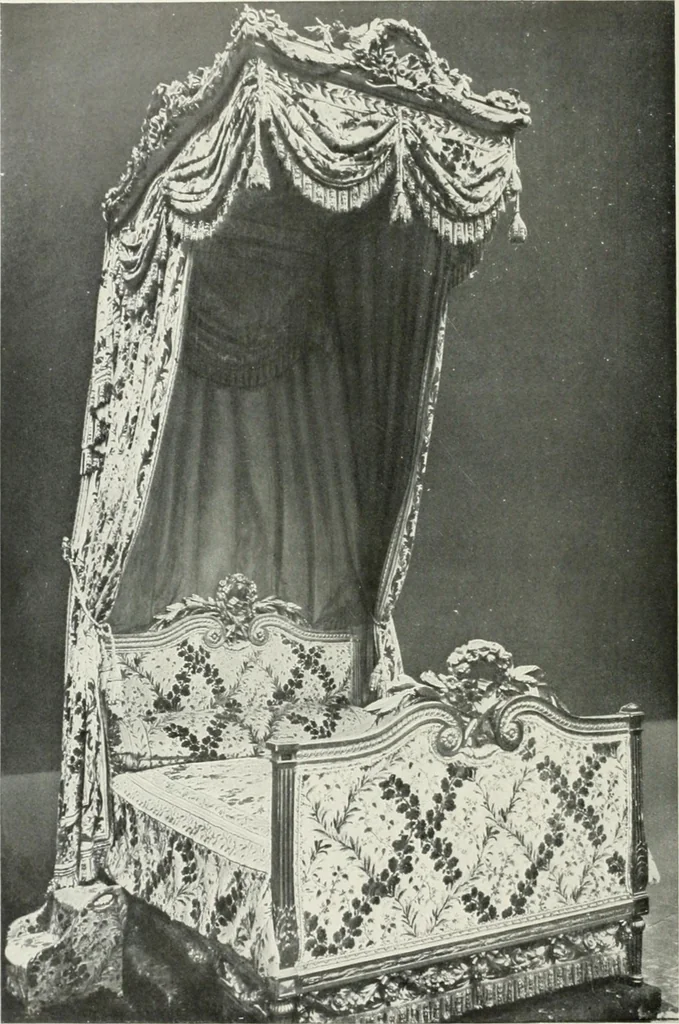 An illustration from Louis XVI furniture, 1913, leaf 223
