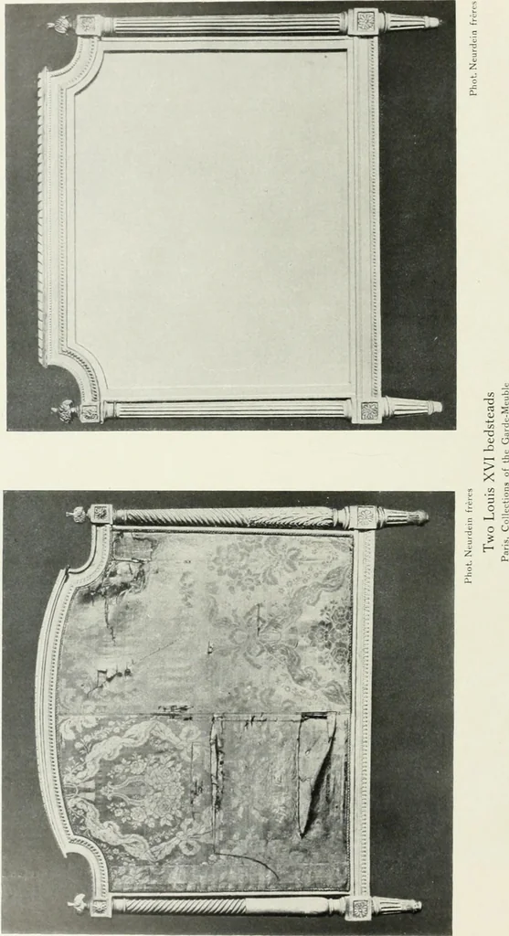 An illustration from Louis XVI furniture, 1913, leaf 227