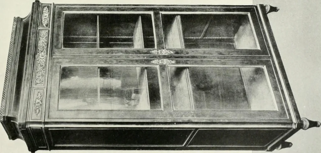 An illustration from Louis XVI furniture, 1913, leaf 228