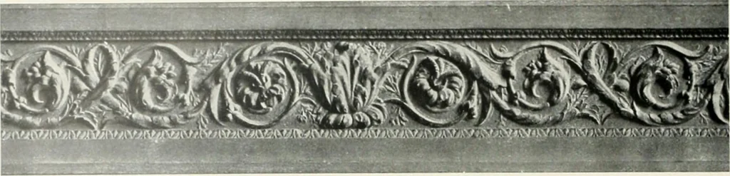 An illustration from Louis XVI furniture, 1913, leaf 231