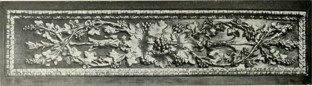An illustration from Louis XVI furniture, 1913, leaf 231