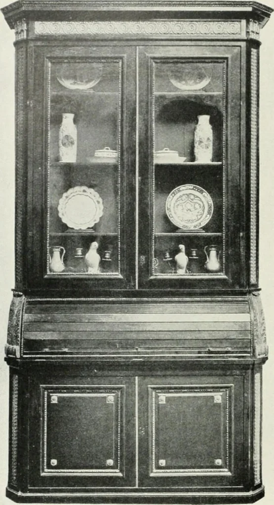 An illustration from Louis XVI furniture, 1913, leaf 233