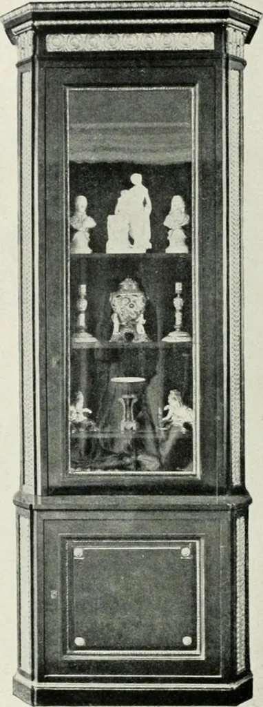 An illustration from Louis XVI furniture, 1913, leaf 233