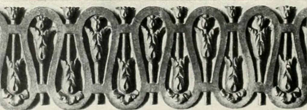 An illustration from Louis XVI furniture, 1913, leaf 233