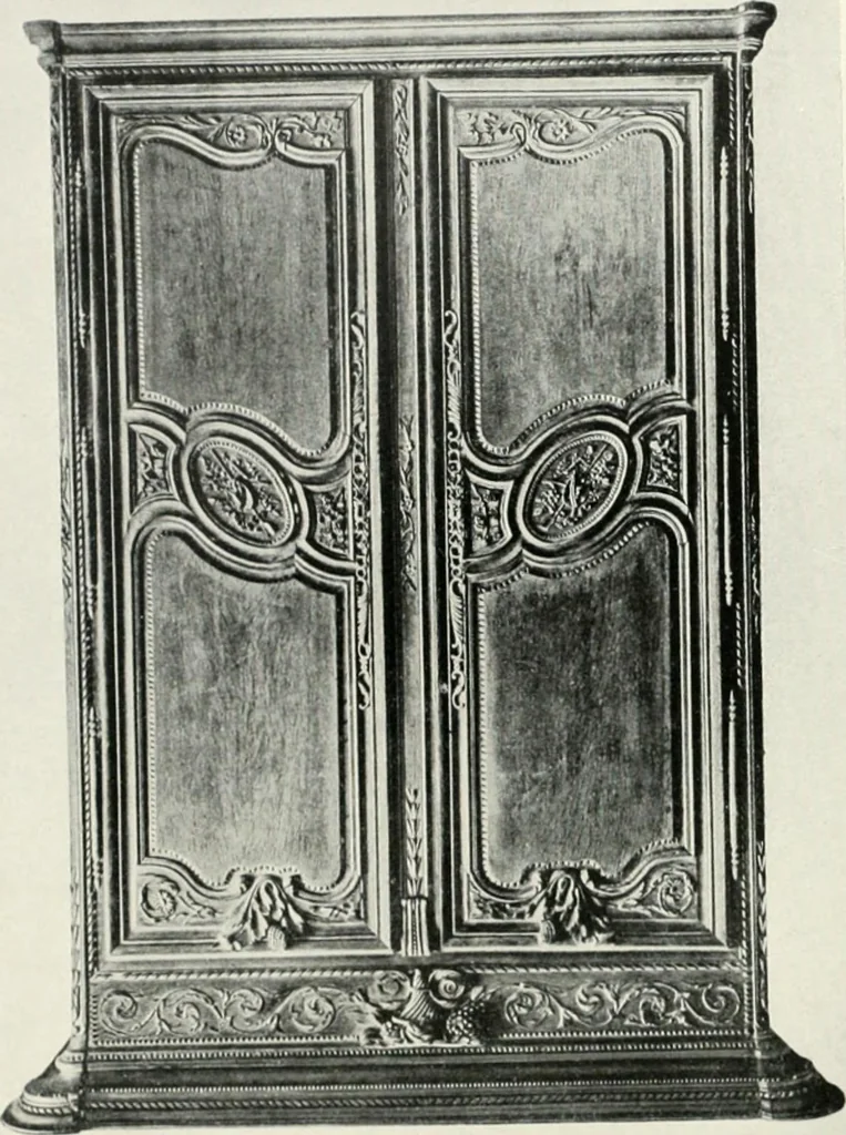 An illustration from Louis XVI furniture, 1913, leaf 234