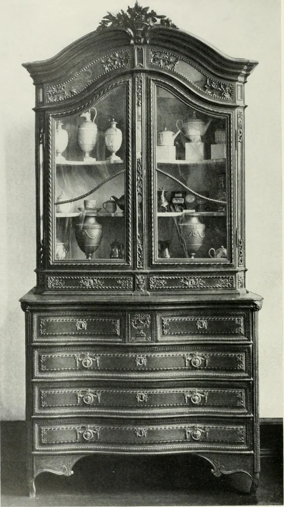 An illustration from Louis XVI furniture, 1913, leaf 235