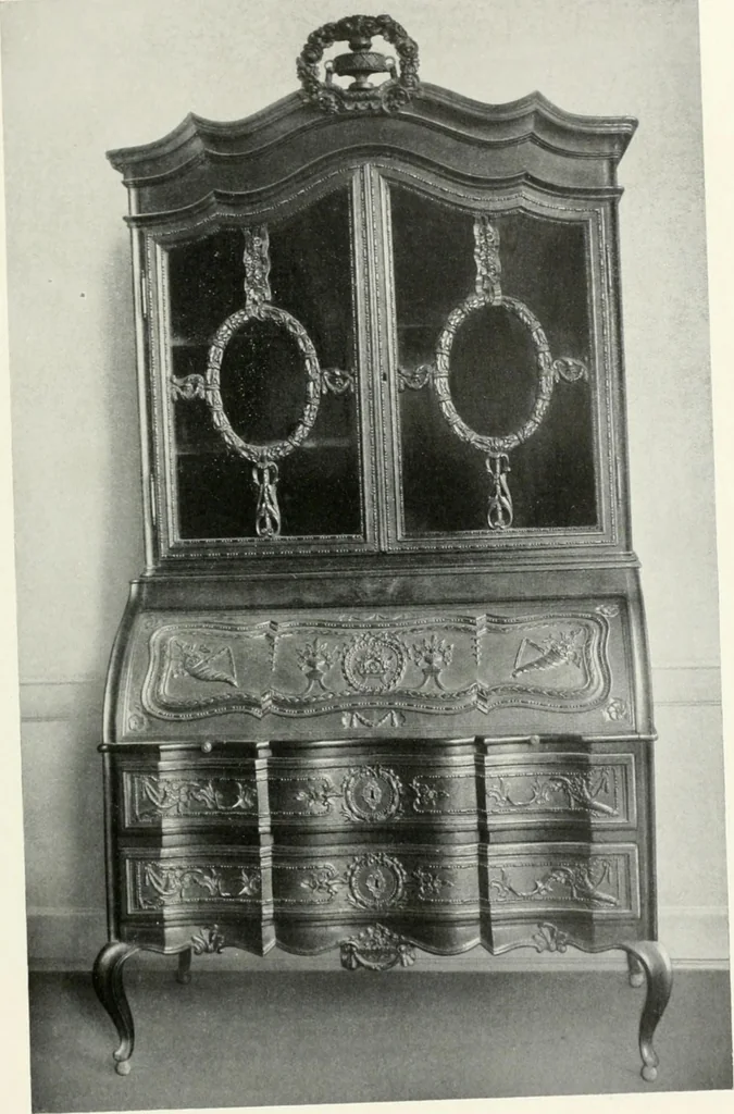 An illustration from Louis XVI furniture, 1913, leaf 236