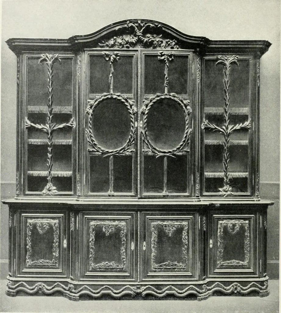 An illustration from Louis XVI furniture, 1913, leaf 237