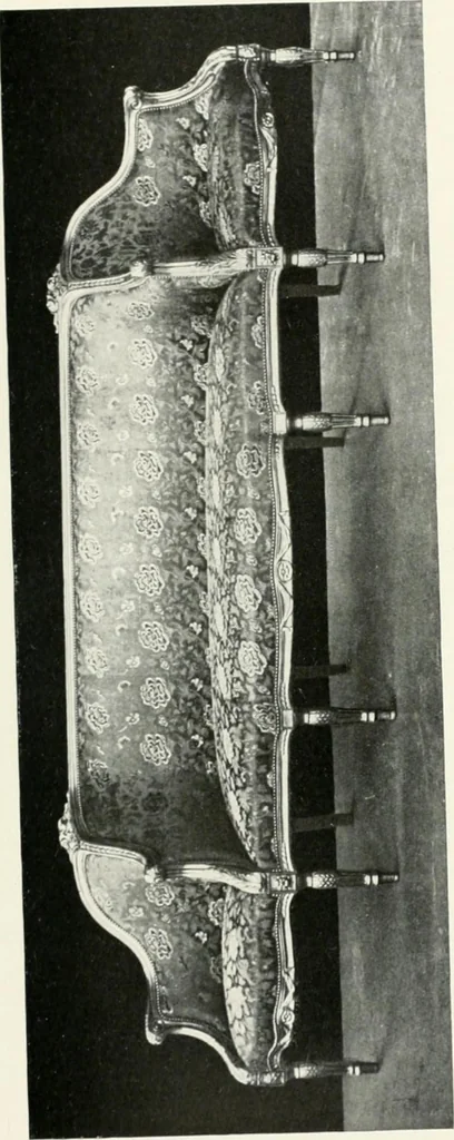 An illustration from Louis XVI furniture, 1913, leaf 248