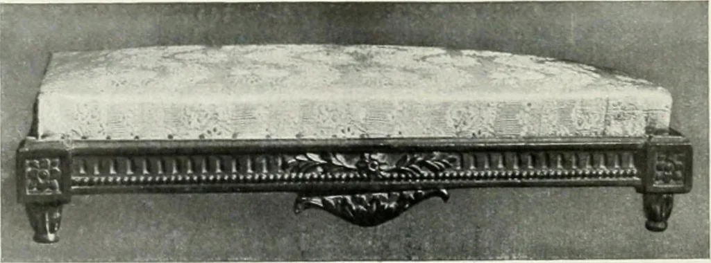 An illustration from Louis XVI furniture, 1913, leaf 255