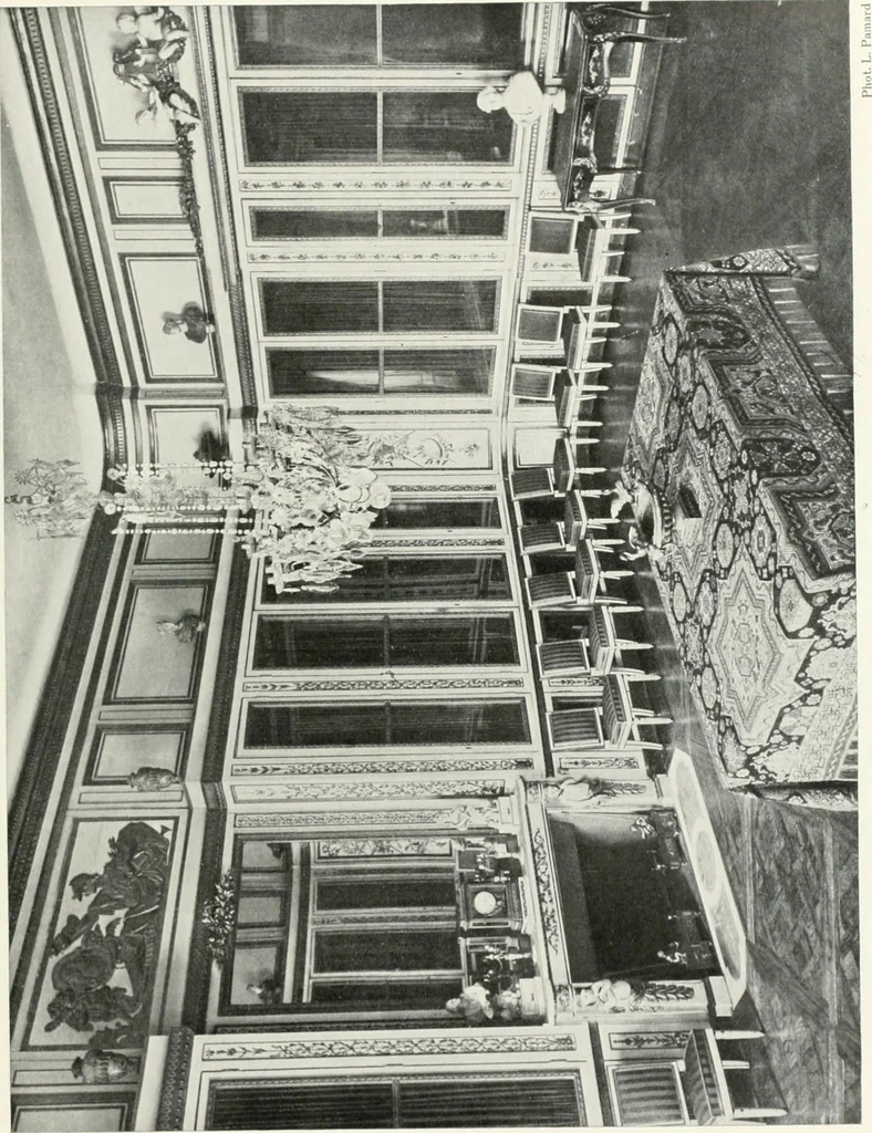An illustration from Louis XVI furniture, 1913, leaf 28