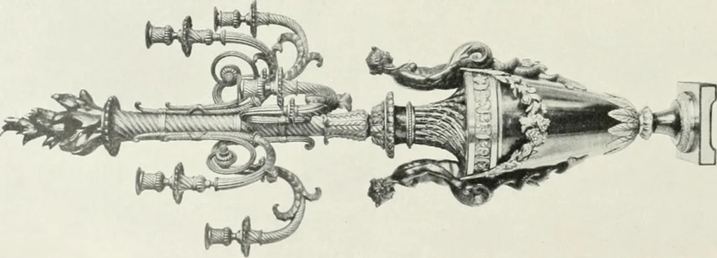 An illustration from Louis XVI furniture, 1913, leaf 291
