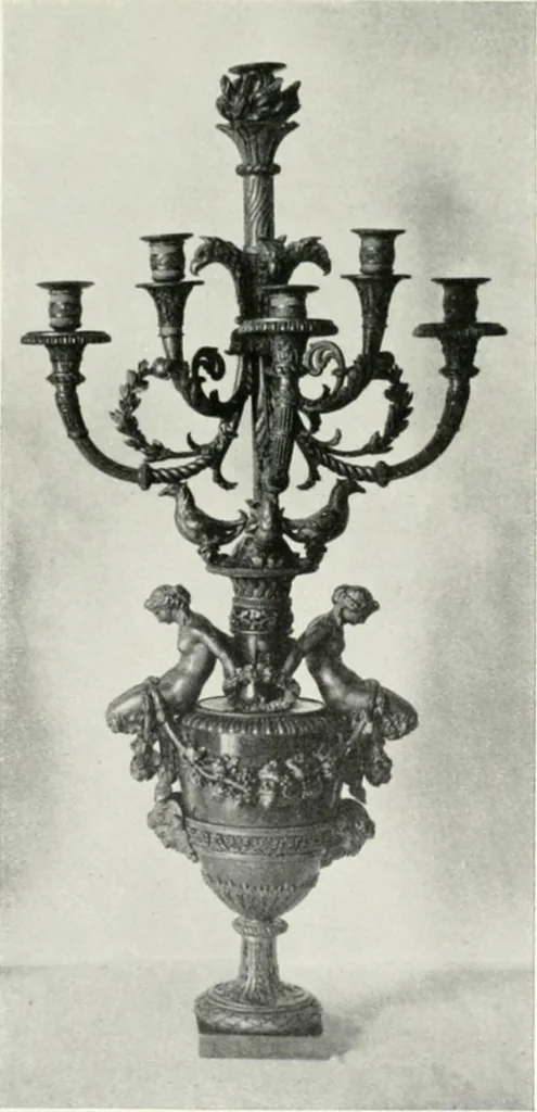 An illustration from Louis XVI furniture, 1913, leaf 292