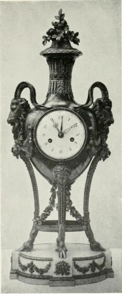 An illustration from Louis XVI furniture, 1913, leaf 292