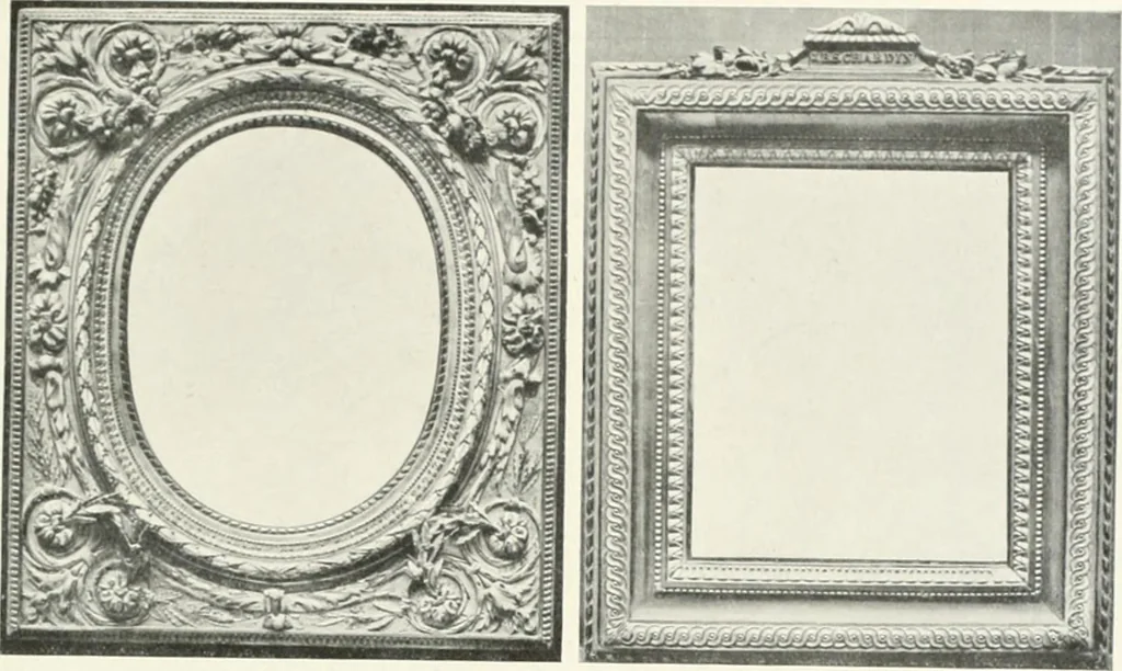 An illustration from Louis XVI furniture, 1913, leaf 294