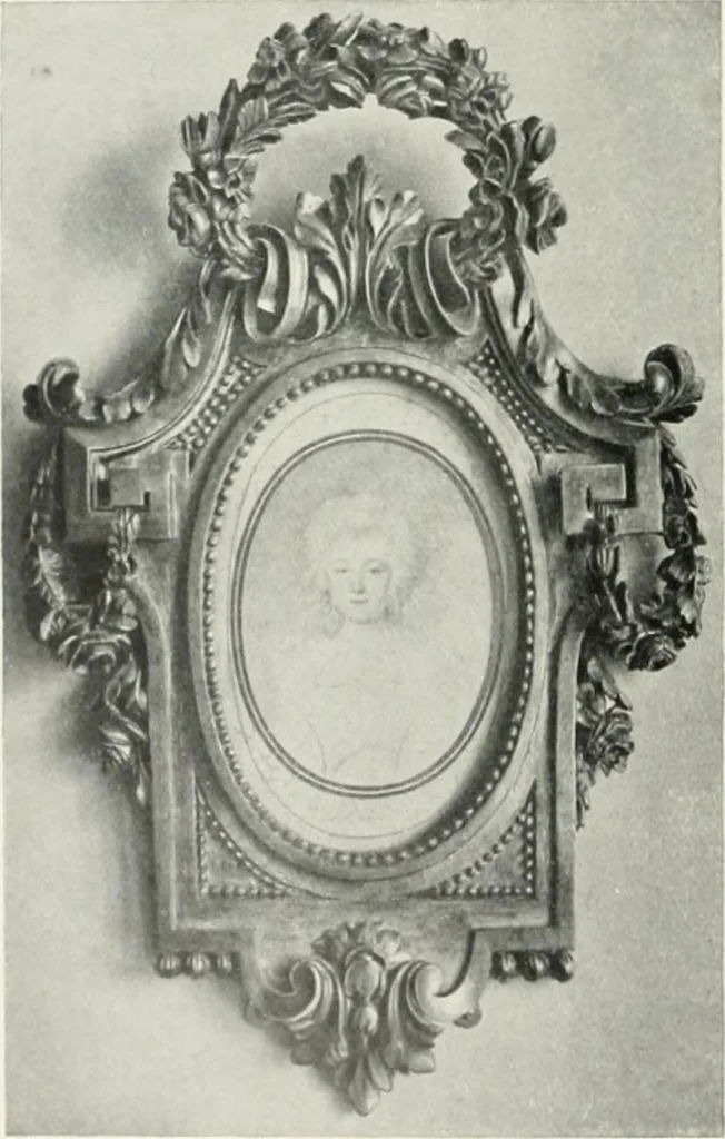 An illustration from Louis XVI furniture, 1913, leaf 295
