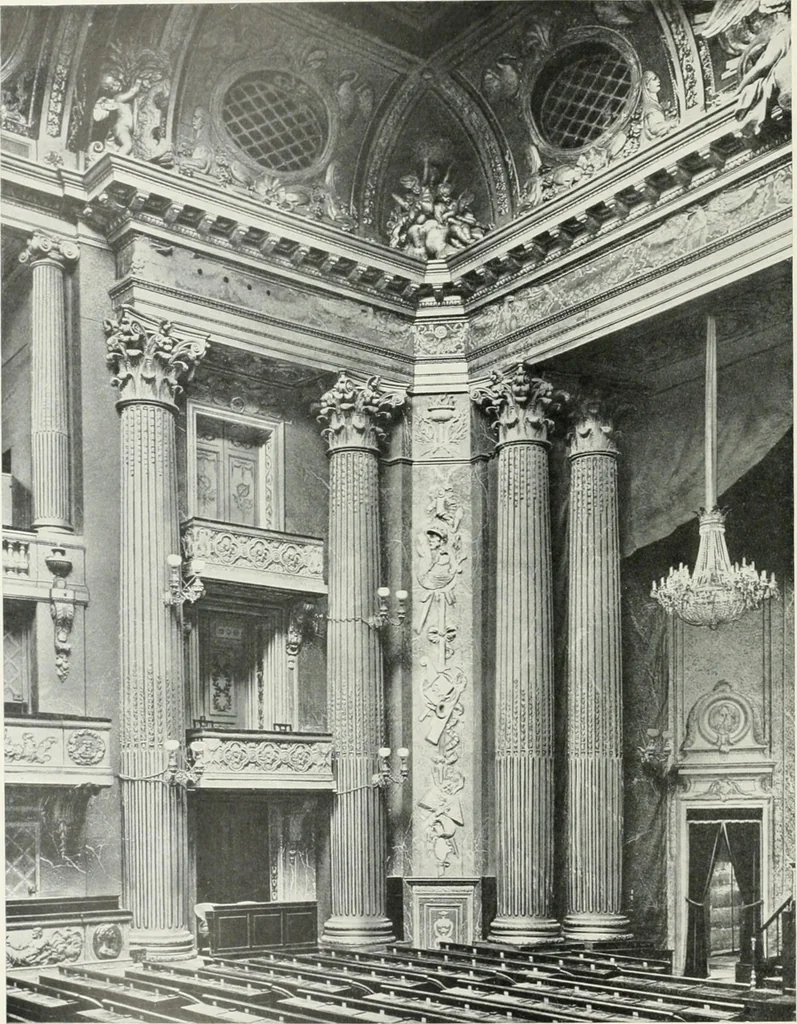 An illustration from Louis XVI furniture, 1913, leaf 31