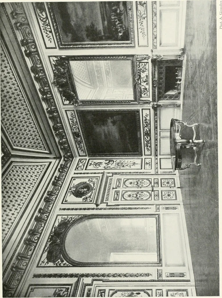 An illustration from Louis XVI furniture, 1913, leaf 32