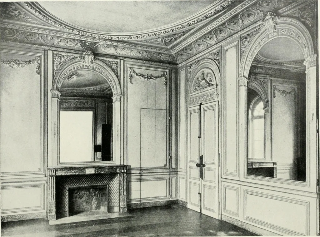 An illustration from Louis XVI furniture, 1913, leaf 49