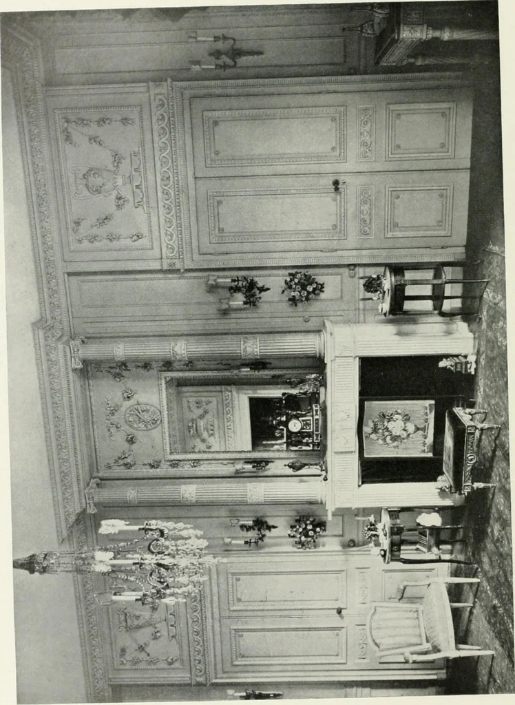 An illustration from Louis XVI furniture, 1913, leaf 59