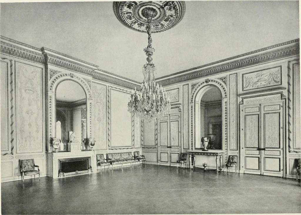 An illustration from Louis XVI furniture, 1913, leaf 67