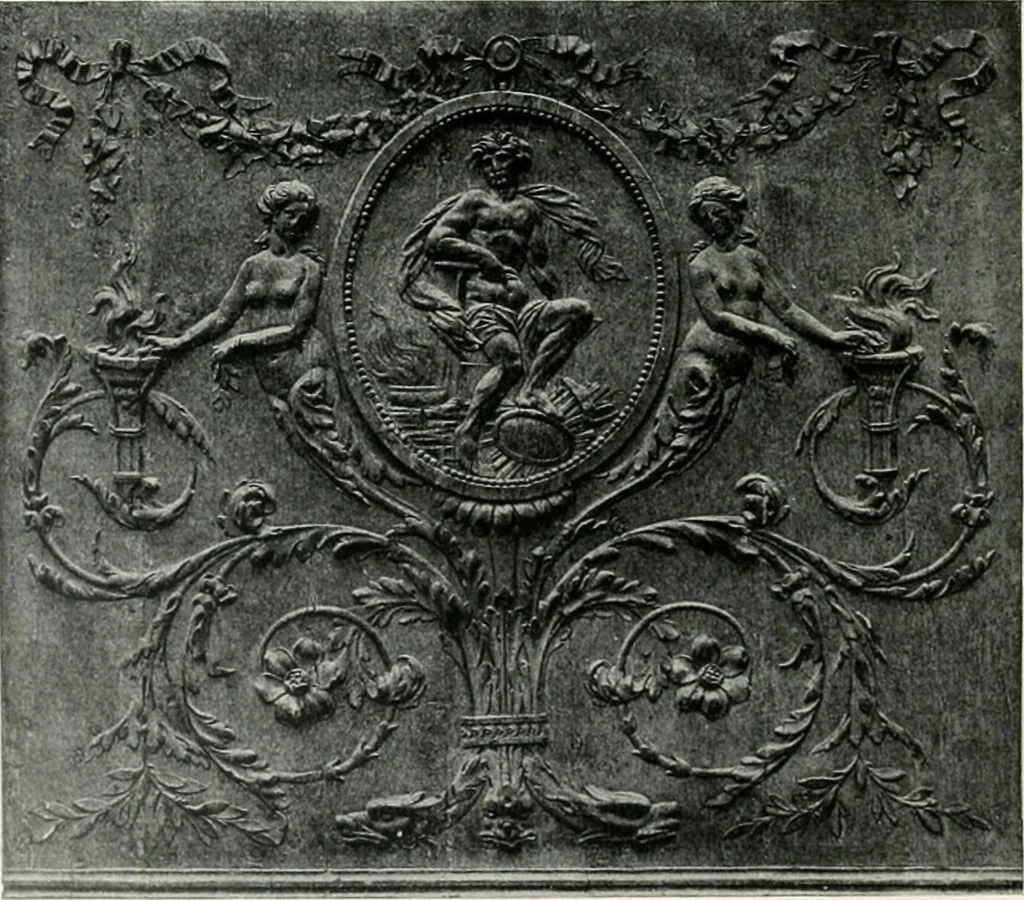 An illustration from Louis XVI furniture, 1913, leaf 71