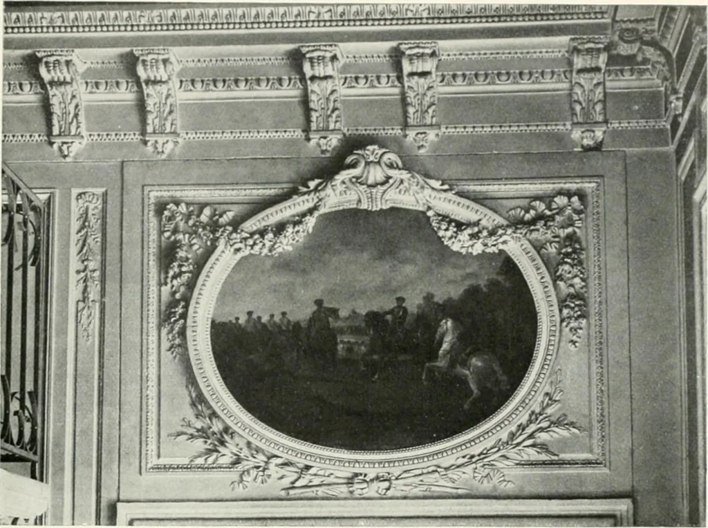 An illustration from Louis XVI furniture, 1913, leaf 72