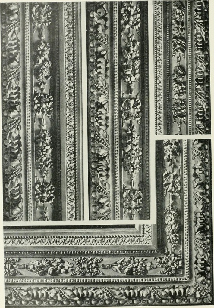 An illustration from Louis XVI furniture, 1913, leaf 79