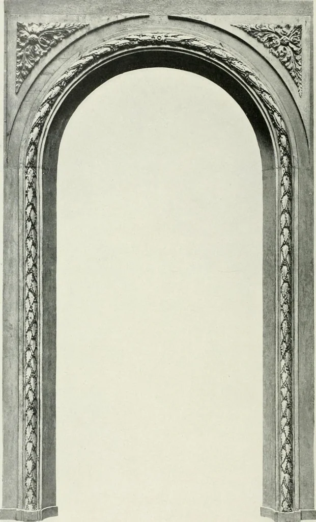 An illustration from Louis XVI furniture, 1913, leaf 81