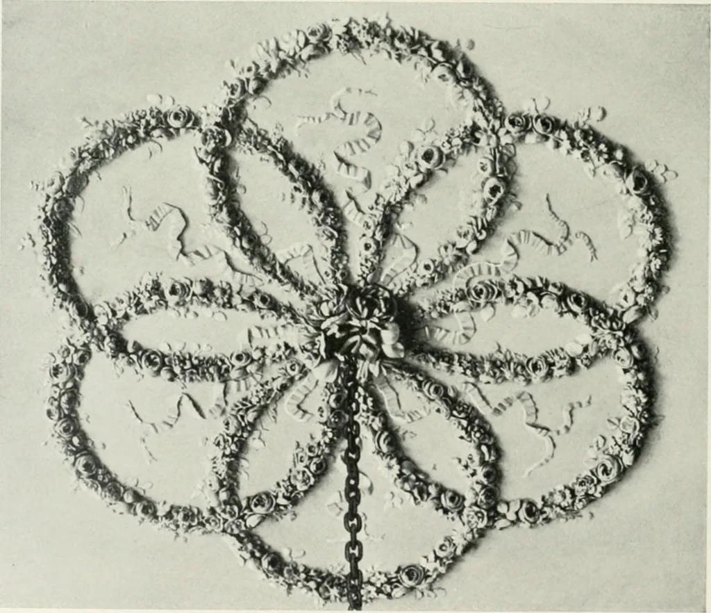 An illustration from Louis XVI furniture, 1913, leaf 87