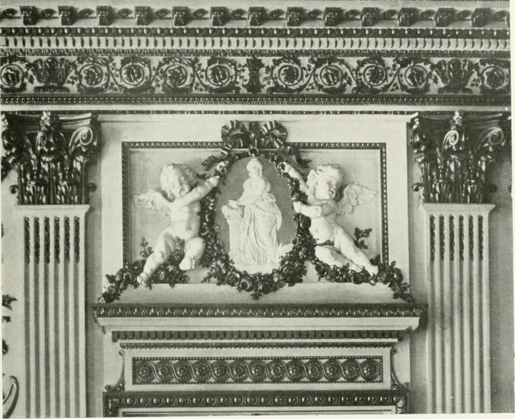 An illustration from Louis XVI furniture, 1913, leaf 88