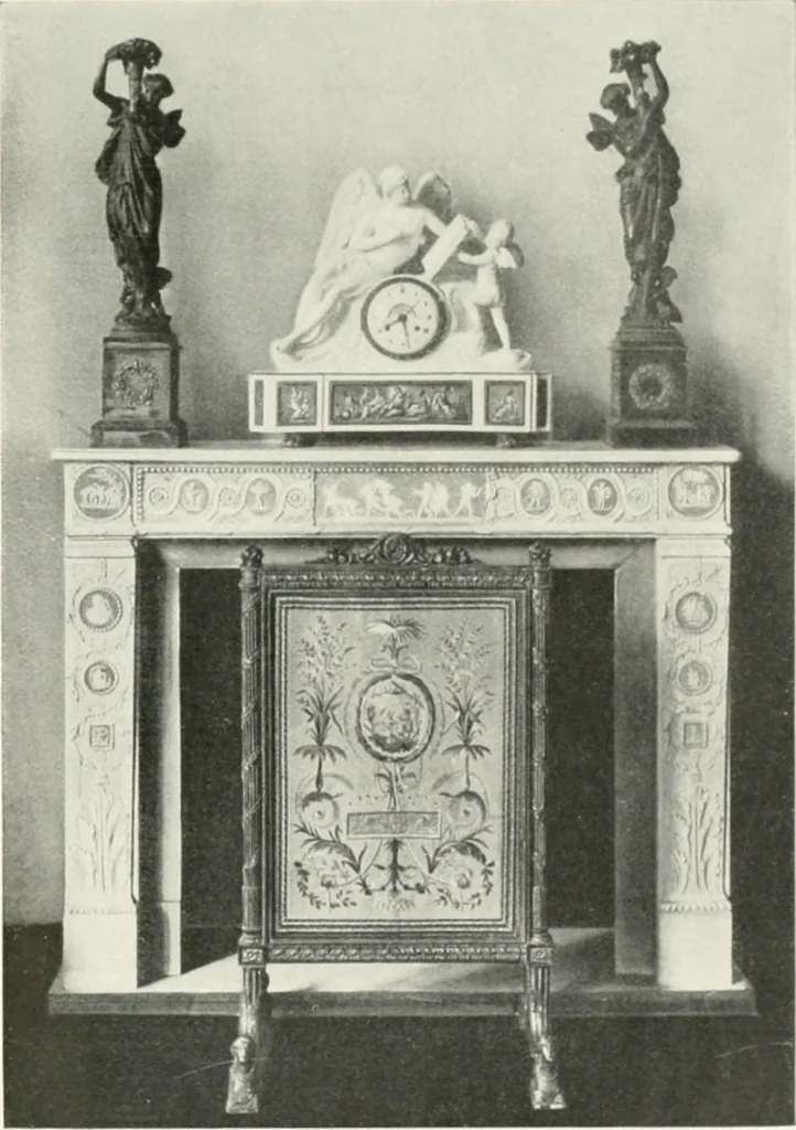 An illustration from Louis XVI furniture, 1913, leaf 92